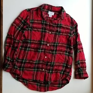 (3 for $9) Old Navy Flannel shirt, kids M/8